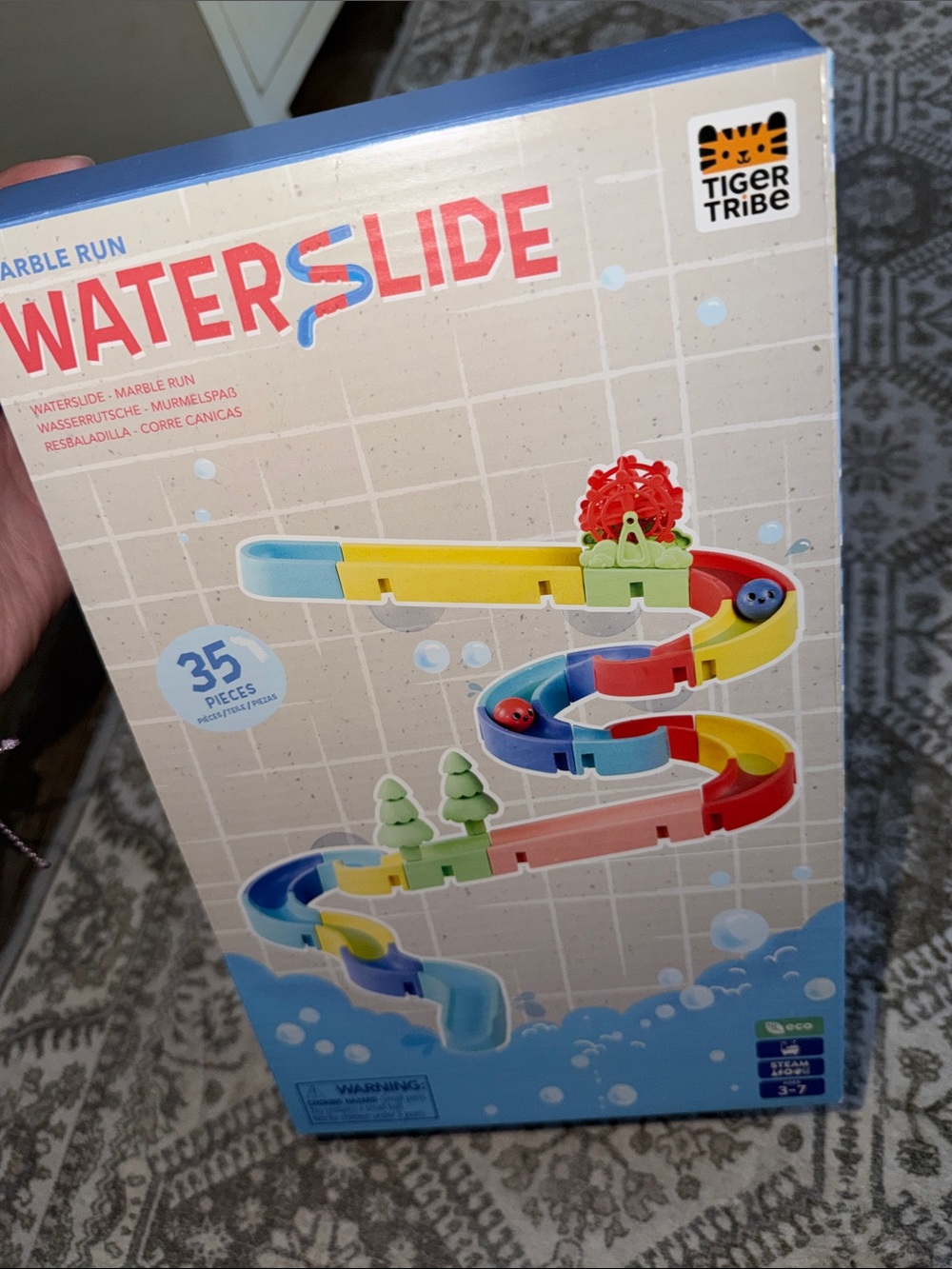 Tiger Tribe Bath Time Marble Run Waterslide